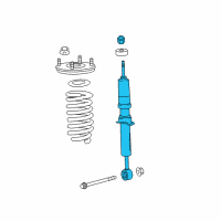 OEM 2020 Toyota Land Cruiser Strut Diagram - 48510-80824