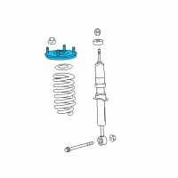 OEM 2009 Toyota Land Cruiser Strut Mount Diagram - 48609-60070