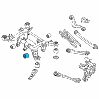 OEM BMW 840i Rubber Mounting Diagram - 33-32-6-861-133