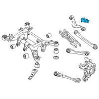 OEM 2021 BMW 745e xDrive Bracket, Wheelspeed Sensor Diagram - 34-52-6-886-994
