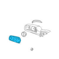 OEM 2010 Kia Optima Outside Rear View Mirror & Holder Assembly, Left Diagram - 876112G410