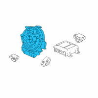 OEM Honda Fit Reel Assembly, Cable Diagram - 77900-T5R-A12