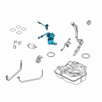 OEM 2009 Ford Focus Fuel Pump Diagram - 9S4Z-9H307-A