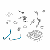 OEM Ford Focus Strap Diagram - 9S4Z-9054-A