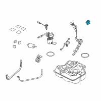 OEM 2011 Ford Focus Fuel Cap Diagram - AS4Z-9030-A