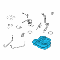 OEM Ford Focus Fuel Tank Diagram - 9S4Z-9002-A