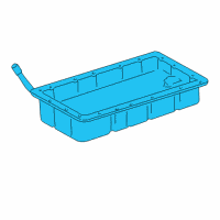 OEM 1995 Toyota Tacoma Transmission Pan Diagram - 35106-35070