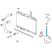 OEM Acura HOSE, RESERVE TANK Diagram - 19103-6A0-A00