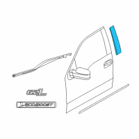 OEM 2008 Ford F-150 Upper Molding Diagram - 6L3Z-1520554-AA