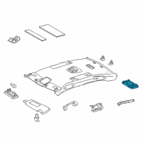 OEM 2019 Toyota Corolla Dome Lamp Diagram - 81240-35020-A3