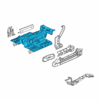 OEM 2003 Honda S2000 Floor, FR. Diagram - 65100-S2A-A03ZZ