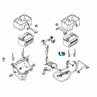 OEM 2014 Ford F-250 Super Duty Positive Cable Diagram - BC3Z-14300-E