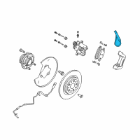 OEM Ford Taurus Brake Hose Diagram - AG1Z-2282-A