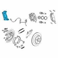 OEM 2020 Ram 1500 Classic Adapter-Disc Brake CALIPER Diagram - 5080566AD