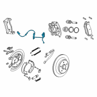 OEM Ram 1500 Classic Sensor-Wheel Speed Diagram - 68231044AE