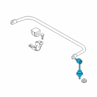 OEM 2008 BMW 535i Stabilizer Link Diagram - 33-50-6-781-540