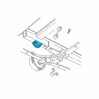 OEM 2003 Chrysler Voyager Bracket Diagram - 4684171AB