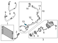 OEM Hyundai Sonata Sensor-Pressure Diagram - 97721-D2000