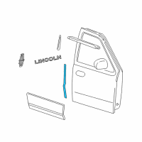 OEM 2002 Lincoln Blackwood Edge Guard Diagram - 2C6Z-7820910-AA