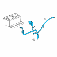 OEM 2006 Jeep Grand Cherokee Alternator And Battery Wiring Diagram - 56044194AH