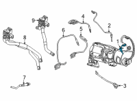 OEM 2021 GMC Sierra 1500 Exhaust Temperature Sensor Diagram - 55491111