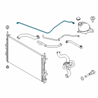 OEM Overflow Hose Diagram - CK4Z-8B081-C