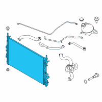 OEM 2017 Ford Transit-350 HD Radiator Diagram - CK4Z-8005-B