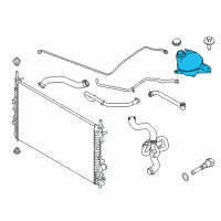 OEM 2018 Ford Transit-250 Reservoir Tank Diagram - BK2Z-8A080-B