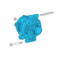 OEM 2019 Chevrolet Cruze Alternator Diagram - 13534118