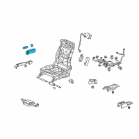 OEM Acura ZDX Switch R (8Way) (Medium Gray) Diagram - 81250-SDD-U71ZG