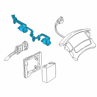 OEM Cadillac Escalade Arming Sensor Diagram - 16203545