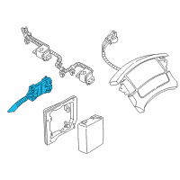 OEM 1995 Chevrolet Astro Sensor Asm-Inflator Restraint Arming Diagram - 16168875