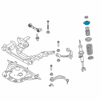 OEM 2015 BMW 550i xDrive Guide Support Diagram - 31-30-6-795-777