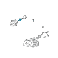 OEM Kia Bulb Diagram - 1864965001