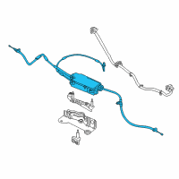 OEM 2015 Hyundai Equus Parking Brake Assembly-Electronic Diagram - 59700-3N600