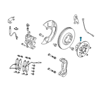 OEM 2015 Ford Transit-250 Hub Assembly Wheel Bolt Diagram - -W714650-S442