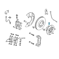 OEM Ford Transit-350 Hub Assembly Wheel Bolt Diagram - -W714650-S442