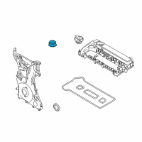 OEM 2012 Ford Fusion Valve Cover Seal Diagram - 5M8Z-6584-AA