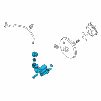 OEM 2014 Nissan Sentra Cylinder Assy-Brake Master Diagram - 46010-3SG0B