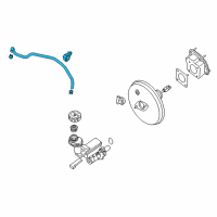 OEM 2014 Nissan Sentra Tube-Booster To Tank Diagram - 47401-3SH1A
