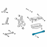 OEM 2018 Cadillac CTS Adjust Link Diagram - 20755795