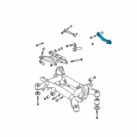 OEM 2000 BMW 528i Left Wishbone Diagram - 33-32-6-767-831