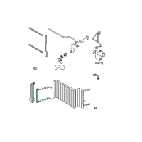 OEM 2010 Toyota Corolla Oil Cooler Diagram - 16491-22200