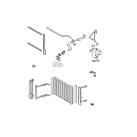 OEM 2013 Toyota Corolla Radiator Assembly Lower Support Diagram - 16535-21091