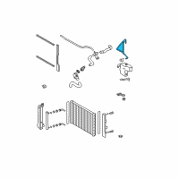 OEM 2010 Toyota Matrix Cap Assembly Diagram - 16405-0T020