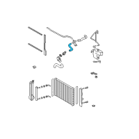 OEM 2012 Toyota Corolla Radiator Hose Diagram - 16573-22040