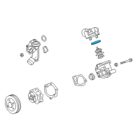 OEM Chevrolet Camaro Thermostat O-Ring Diagram - 12582472