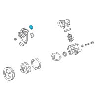 OEM Chevrolet Malibu Water Outlet Seal Diagram - 12584040