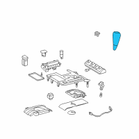 OEM Lexus LX570 Knob Sub-Assy, Shift Lever Diagram - 33504-60270-E0