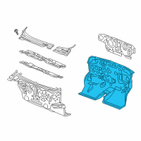 OEM 2015 Chevrolet Spark Insulator Diagram - 95185042